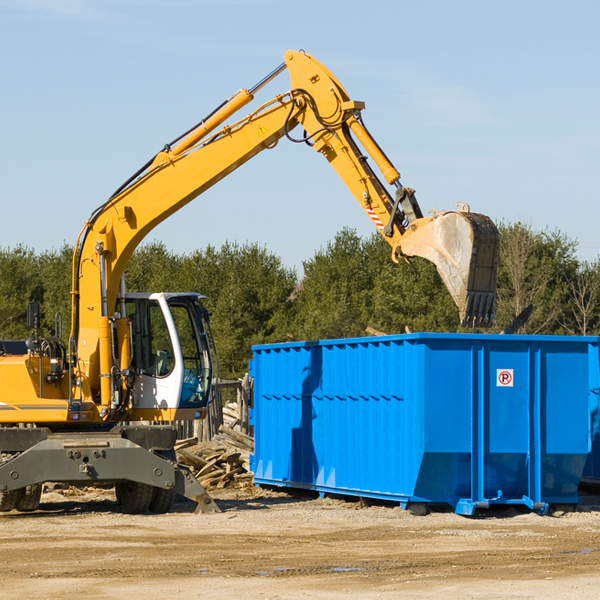 are there any restrictions on where a residential dumpster can be placed in Elk Creek Pennsylvania